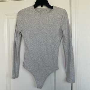 Abercrombie & Fitch Heather Gray Top